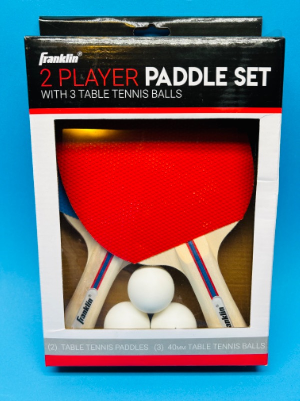 Photo 1 of 626135…Franklin 2 player table tennis paddle set