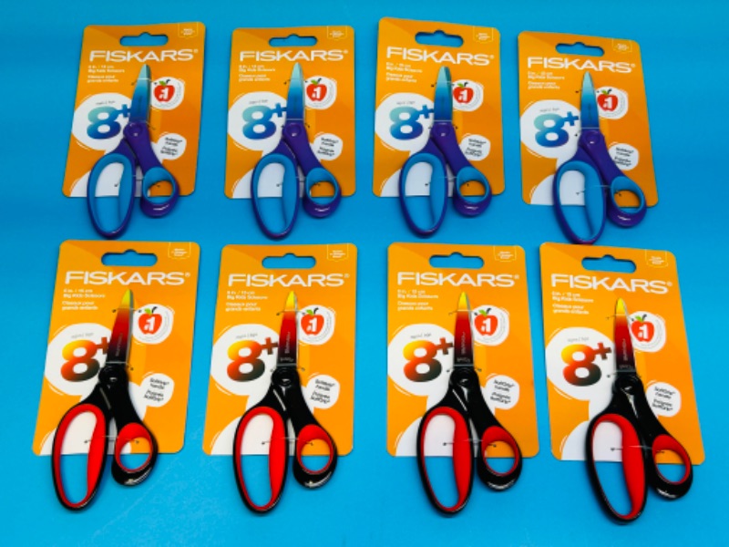 Photo 1 of 626144…8 pairs of big kid scissors 