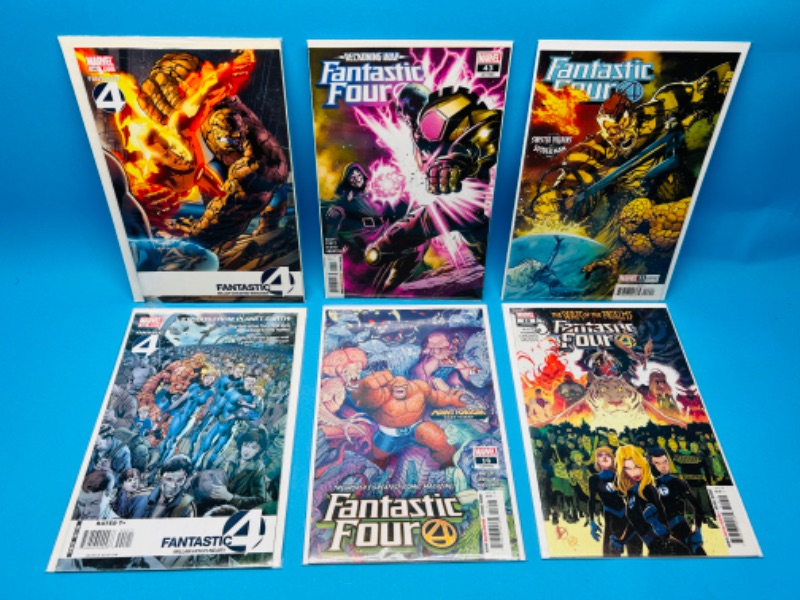 Photo 1 of 626172…6 fantastic four comics in plastic sleeves 