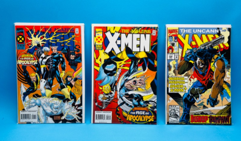 Photo 1 of 626181…3 X-men  comics in plastic sleeves 