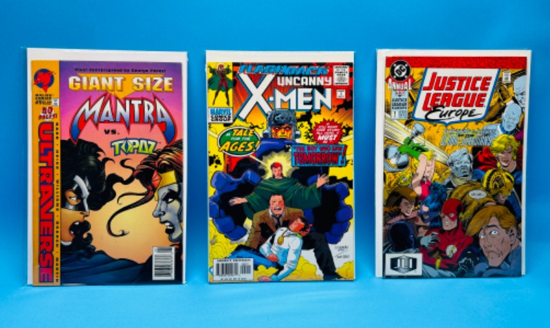 Photo 1 of 626189…3 comics all 1’s in plastic sleeves 