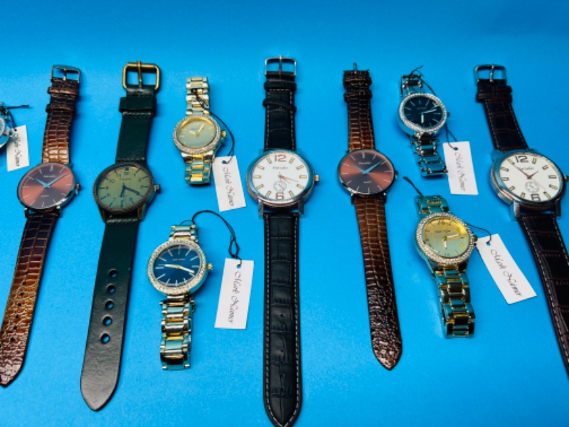 Photo 3 of 626202…will need batteries replaced-14 men’s and womens watches 