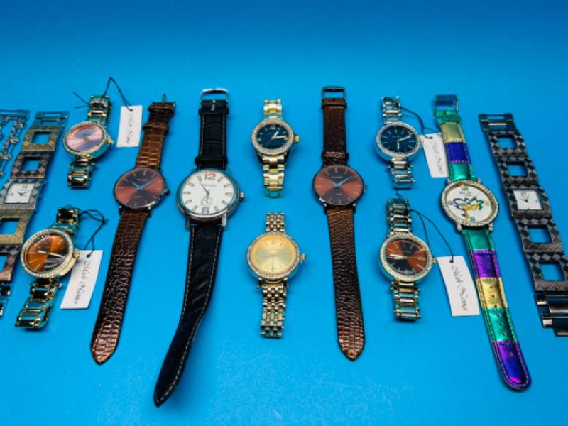 Photo 2 of 626203…will need batteries replaced 14 mens and women’s watches 