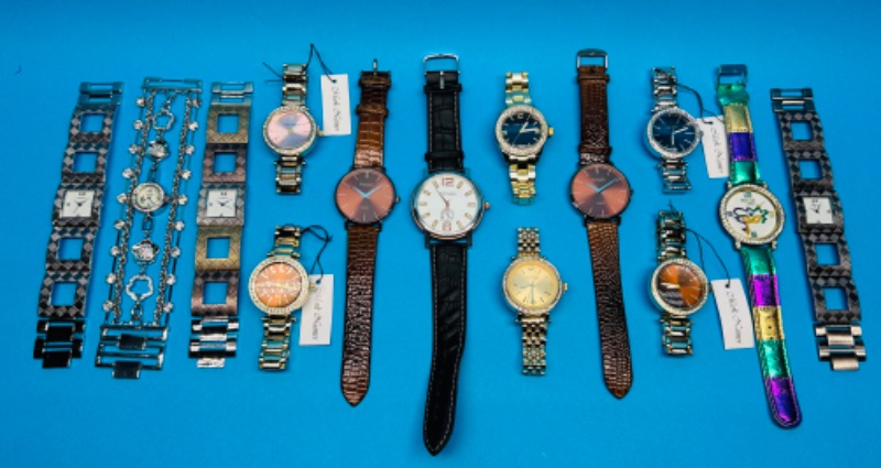 Photo 1 of 626203…will need batteries replaced 14 mens and women’s watches 