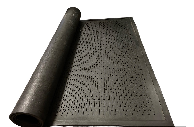 Photo 1 of 626217… exercise equipment mat 3’ 9” x 5’ 8”- for under workout equipment - rubber mat