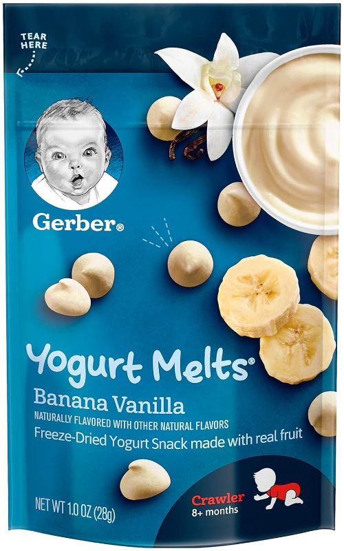 Photo 1 of Gerber Snacks for Baby Yogurt Melts (Banana Vanilla) EXP 11/14/23