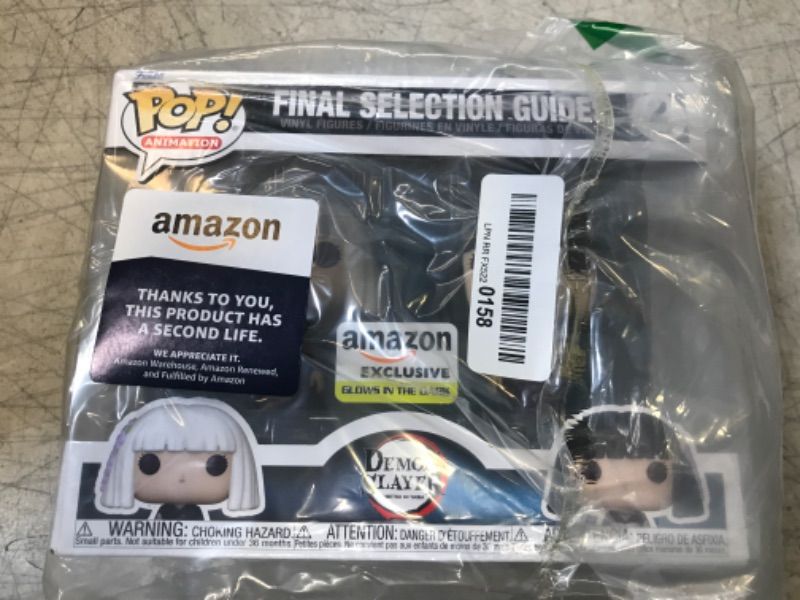 Photo 2 of Funko Pop! Animation: Demon Slayer - Final Selection Guides, Kanata and Kiriya Glow in The Dark (2-Pack), Amazon Exclusive