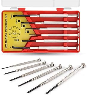 Photo 1 of 6PCS Mini Screwdriver Set, ROYALSAFE Glasses Screwdriver, Mini Eyeglass Screwdriver Repair Kit, S2 Steel Magnetic Tiny Precision Screwdriver Kit for Watch, Eyeglass, Sunglasses https://a.co/d/ilsPgrj