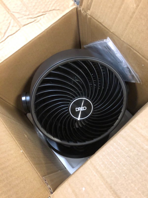 Photo 2 of Dreo Fans for Home Bedroom, Table Air Circulator Fan for Whole Room, 9 Inch, 70ft Strong Airflow, 120° adjustable tilt, 28db Low Noise, Quiet, 3 Speeds, 2023 New Desk Fan for Office, Kitchen, Home
