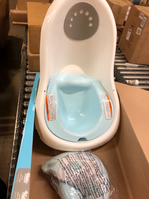 Photo 2 of Fisher-Price 4-In-1 Sling 'N Seat Bath Tub, Pacific Pebble, Baby To Toddler Convertible Tub With Seat And Toys