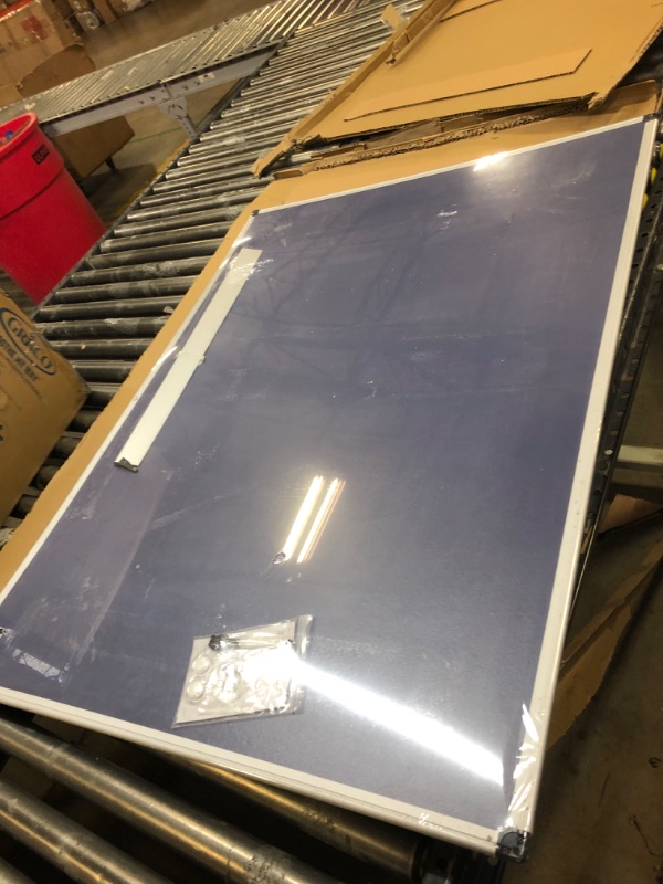 Photo 3 of AmazonBasics Magnetic Framed Dry Erase White Board, 36 x 48 inch