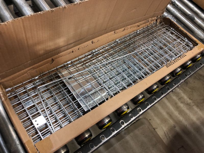 Photo 2 of ANT MARCH Live Animal Cage Trap 24"x8.5"x7.5'' Steel Humane Release Rodent Cage for Stray Cat, Rabbits, Squirrel, Mole, Gopher, Chicken, Opossum, Skunk, Chipmunks, Groundhog Squire Small AnimalsStyle