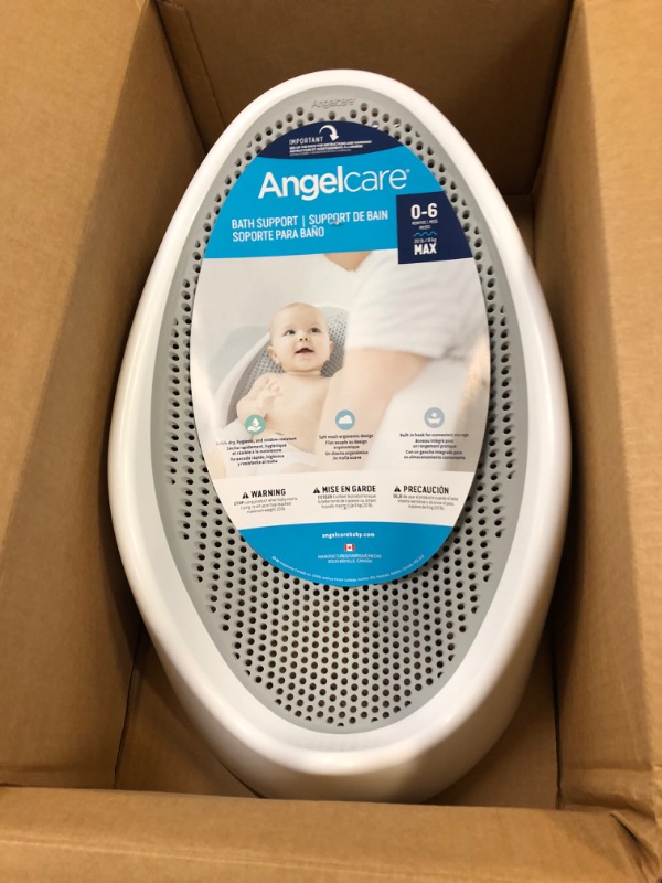 Photo 2 of Angelcare Baby Bath Support (Grey) | Ideal for Babies Less than 6 Months Old