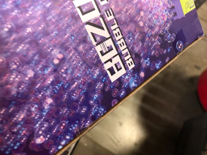 Photo 1 of (FACTORY SEALED)Bazooka Bubble Gun, Bubble Machine with 2 Batteries, LED Lights, 69 Holes Bubble Machine Gun for Kids Ages 3 4 5 6 7 8 Boy Girl Birthday Party Favors Toddler Outdoor Toys - Bubble Blower Purple
