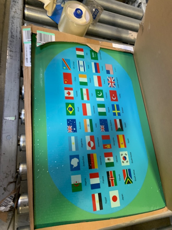 Photo 2 of Flags of The World-Montessori Materials Geography Educational Tools Preschool Early at-Home Learning Toys
