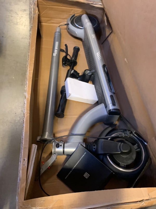 Photo 2 of (PARTS ) (DOESN'T CHARGE) 5TH WHEEL M1 Electric Scooter - 13.7 Miles Range & 15.5 MPH, 500W Peak Motor, 8" Inner-Support Tires, Triple Braking System, Foldable Electric Scooter for Adults and Teens, iF Design Award Winner