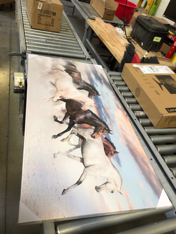 Photo 1 of 24"x48" Canvas of Horses