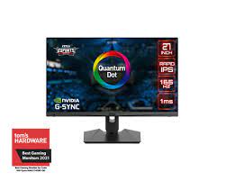 Photo 1 of MSI QHD Rapid-IPS Quantum DOT Gaming Non-Glare Super Narrow Bezel 1ms 2560 x 1440 165Hz Refresh Rate Adjustable Arm G-Sync Compatible 27” Gaming Monitor (Optix MAG274QRF-QD),Black
