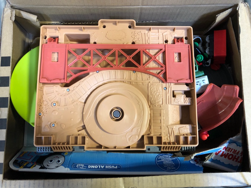 Photo 1 of Thomas & Friends Sodor Take-Along Train Set for Kids with Diecast Push-Along Thomas Engine for Preschool Kids Ages 3 Years & Up *** ITEM HAS LOOSE HARDWARE ***