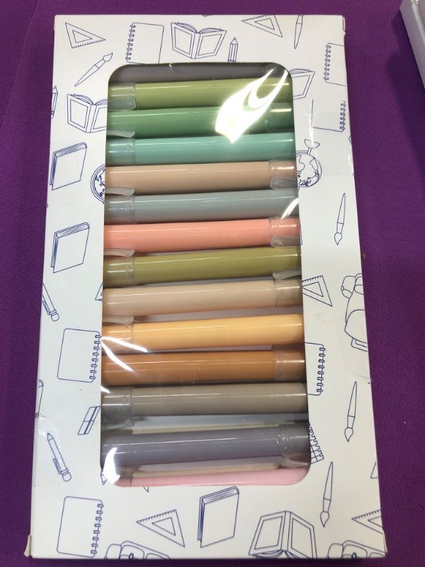 Photo 1 of 16 Pack Highlighters Pastel Earthy Gel Highlighters Aesthetic Cute Bible Highlighters Assorted Colors No Bleed Bible Markers Dry Fast Easy to Hold for Journal Planner Notes School Office Pastel 1 Count (Pack of 16)