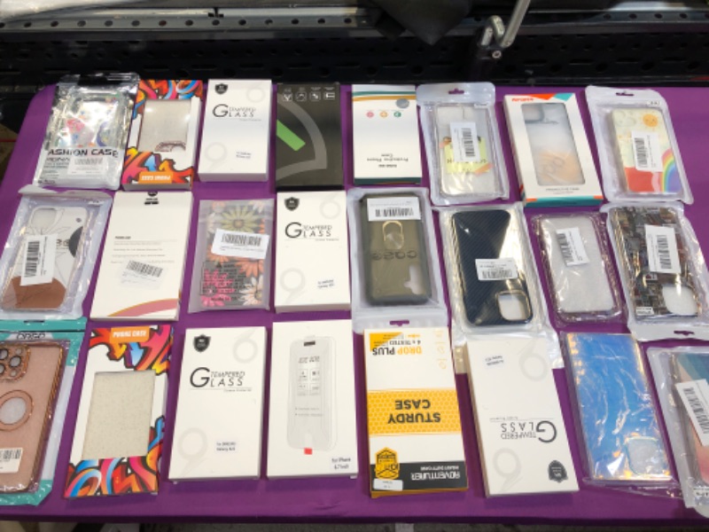Photo 1 of HUGE LOT OF NEW PHONE CASES VARIETY