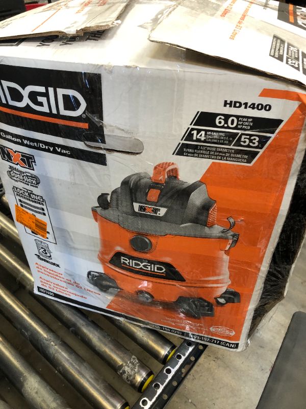 Photo 1 of 14 Gal. 6.0-Peak HP NXT Wet Dry Vac