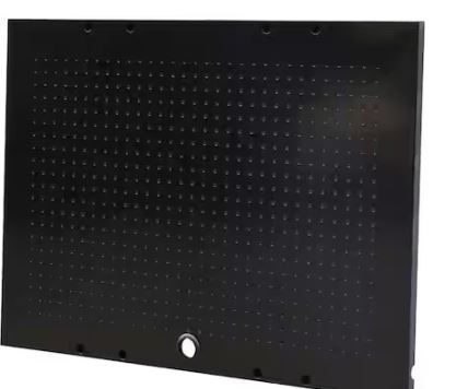 Photo 1 of 2-Pack Steel Pegboard Set in Black (36 in. W x 26 in. H) for Ready-to-Assemble Steel Garage Storage System
