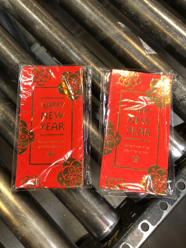 Photo 2 of Hallmark Chinese New Year Cards 2023, Money or Gift Card Holders (16 Year of the Rabbit Red Envelopes) 2 PACK 