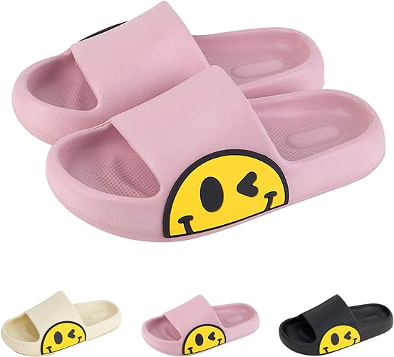 Photo 1 of Coundymer Sandals for Girls and Boys Sandals for Women and Men,Pillow Slides EVA Anti-Slip Indoor & Outdoor Kids Slippers Smile Face House Casual Shower Shoes
9.5-10.5 Women/7-8 Men