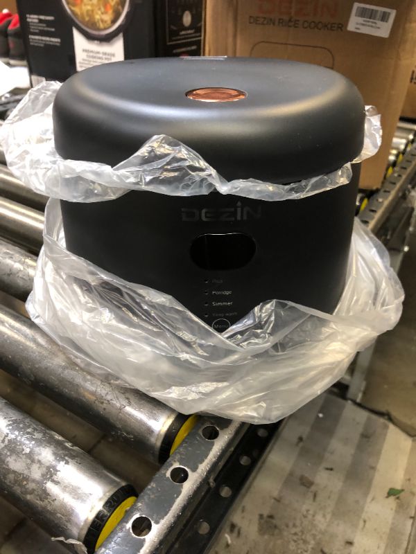 Photo 1 of Dezin Rice Cooker 4 Cups Uncooked, Small Rice Cooker Steamer with Removable Nonstick Pot, BPA Free, Keep Warm & 24 Hours Time Delay Function, Mini Rice Cooker for Rice, Simmering Grain, Oatmeal, Quinoa