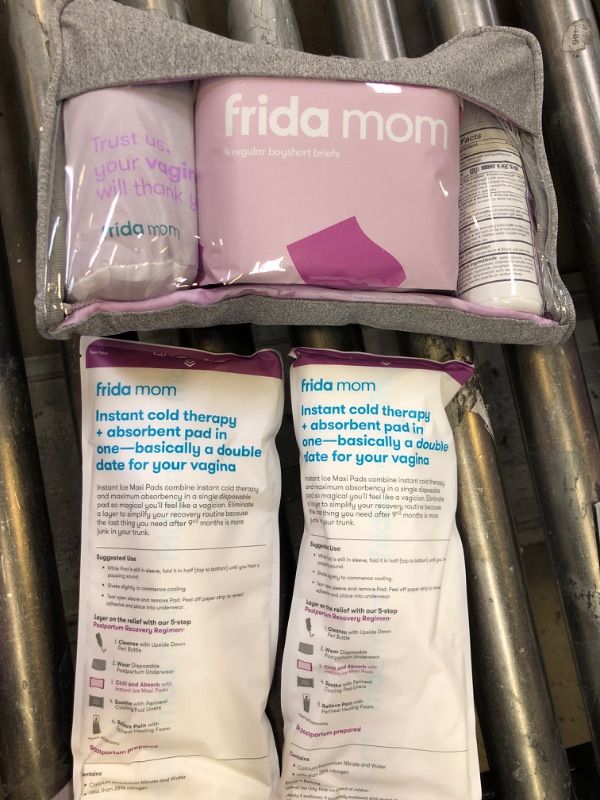 Photo 2 of Frida Mom Labor and Delivery + Postpartum Recovery Kit + Breast Care Self Care Kit