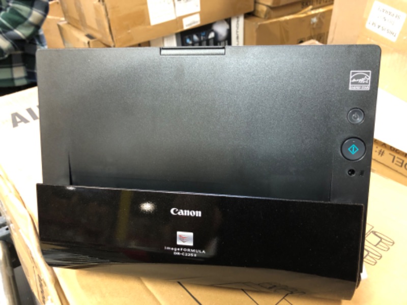 Photo 1 of Canon ImageFORMULA DR-C225 II Office Document Scanner, Black - 3258C002