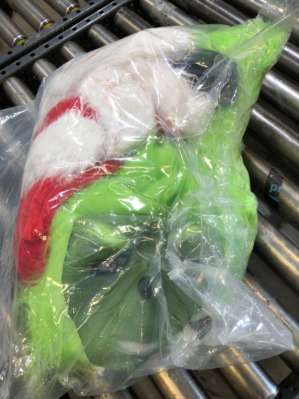 Photo 1 of Cosgrinch Green Monster glove Costume Accessories Party Novelty Cosplay Props Gifts Men Women Green L/XL Green+red