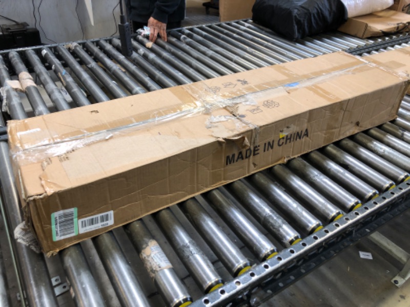 Photo 1 of Siljoy 12-Lights Modern Gold Chandeliers, Rectangular K9 Crystal Chandelier Lighting, Contemporary Flush Mount Pendant Light Fixture for Dining Room, Kitchen Island, 47 Inch 47''(12-Lights)