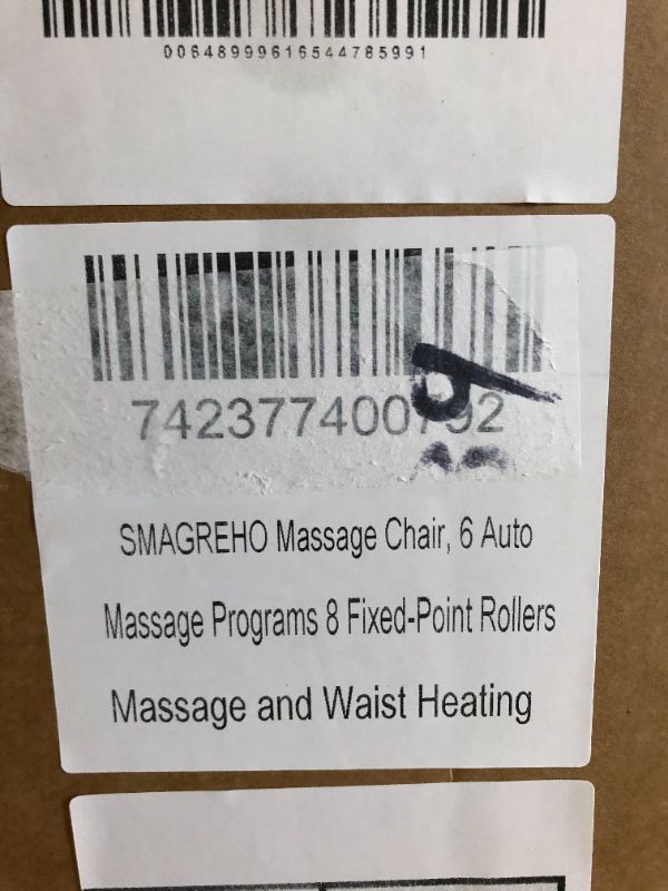 Photo 3 of SMAGREHO Full Body Zero Gravity Massage Chair
