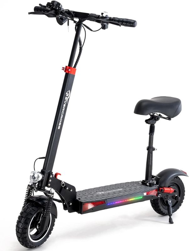 Photo 1 of ***PARTS ONLY***EVERCROSS H5 Electric Scooter, 800W Electric Scooter for Adults, 28MPH Max Speed & 25 Miles Range, 10'' Solid Tires, Folding Electric Scooter with Seat & APP
