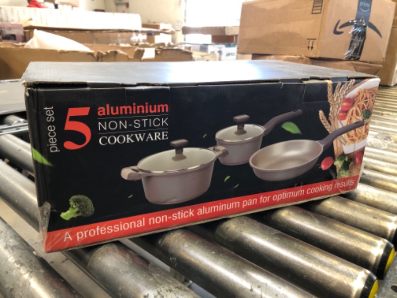 Photo 2 of 5 Pc Aluminum Pot & Pan Set 