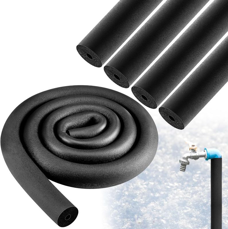 Photo 1 of  Insulation Foam Tube Foam Tubing Black Pipe Cover 2 PC K 