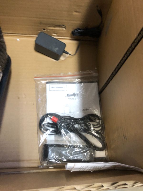 Photo 1 of Moukey Karaoke Machine with 2 UHF Wireless Microphones, Portable Bluetooth PA System Speaker, Lyrics Display Holder, Party Lights & Echo/Treble/Bass Adjustment Support TWS/REC/AUX/MP3/USB/TF/FM 2023 New 10" Karaoke Speaker