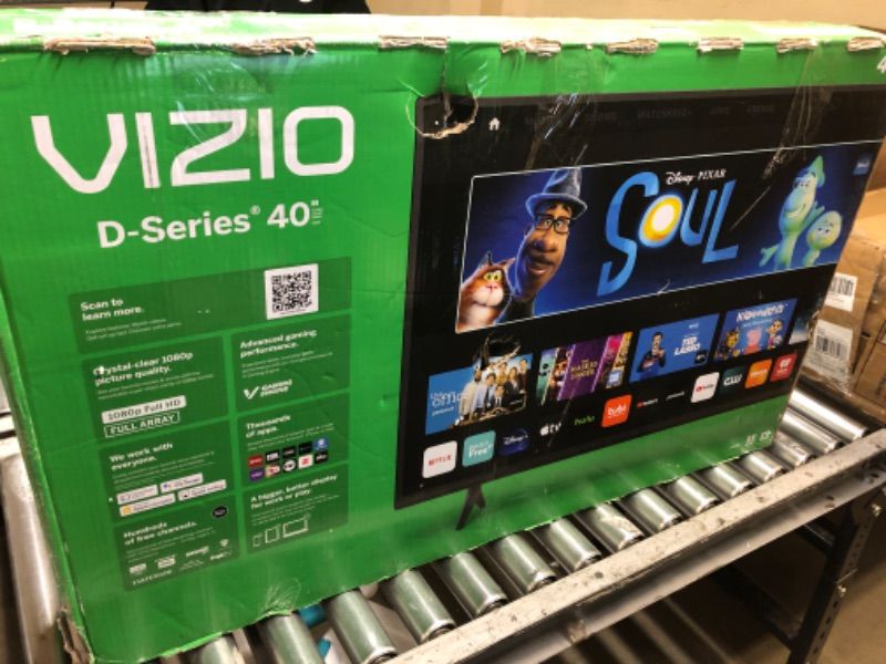 Photo 4 of VIZIO 40-inch D-Series Full HD 1080p Smart TV with Apple AirPlay and Chromecast Built-in, Alexa Compatibility, D40f-J09, 2022 Model 40 in 1080p Bezel