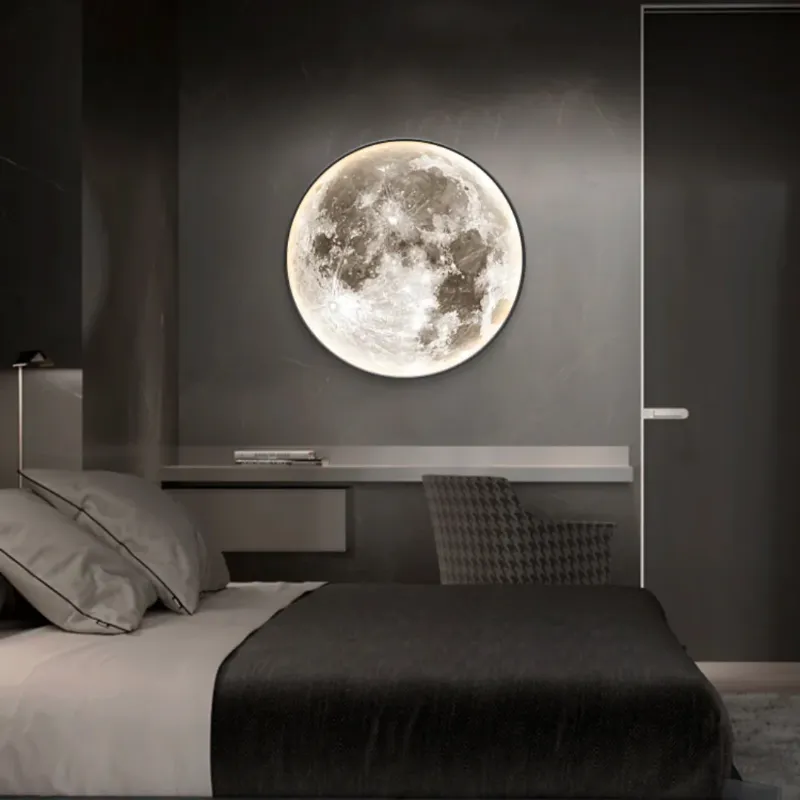Photo 1 of LARGE MOON WALL LIGHT