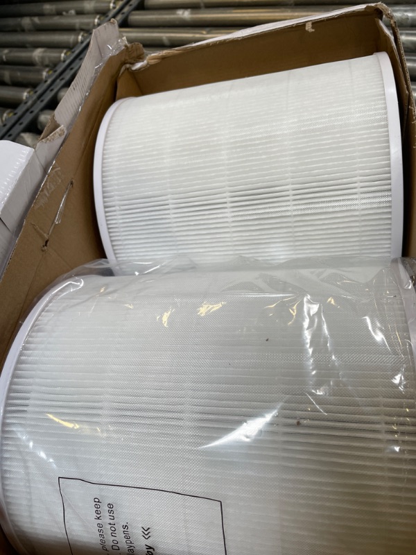 Photo 1 of 2-Pack Core 400S Replacement Filter for LEVOIT 400S Air Purifier, H13 True HEPA 360 Degree Filtration, Core 400S-RF, White Original Filter-2 Pack