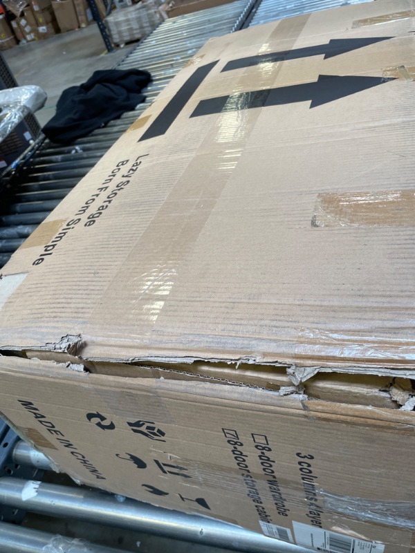 Photo 1 of ANTBOX Portable Wardrobe Closet Storage Organizer for Clothes,Folding All-in-one Plastic Wardrobe with Magnetic Door and Easy Assembly 8 Doors-12 Cubes.