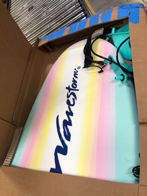 Photo 2 of Wavestorm - Classic Soft Top Foam 8ft Surfboard Starburst