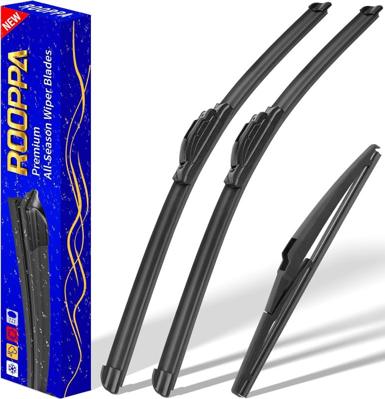 Photo 1 of 3 wipers Replacement for 2014-2021 Jeep Grand Cherokee, Windshield Wiper Blades Original Equipment Replacement - 22"/21"/11" (Set of 3) U/J HOOK
