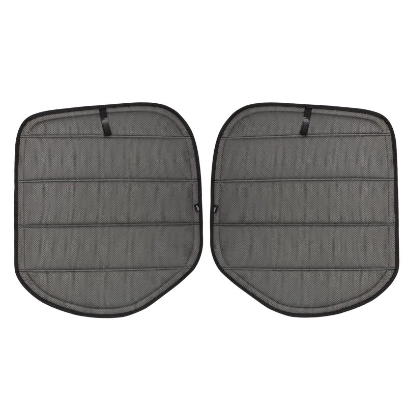 Photo 1 of 2 Season Rear Door Window Covers (Pair) for 2019 2020 2021 2022 Mercedes-Benz Sprinter (Full Metal) - Olive Gray 2019-Current Rear Door (Pair)-Full Metal-4 Season