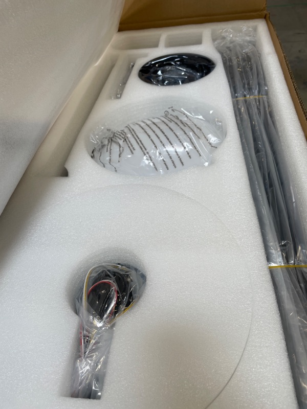 Photo 1 of Ohniyou Ceiling Fan with Light - 70 Inch Indoor Outdoor Large Ceiling Fan with Remote Control, Reversible DC Motor, Dimmable, Black Modern Industrial Ceiling Fan for Living Room Patio