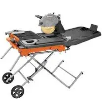Photo 1 of 10 in. Wet Tile Saw with Stand
