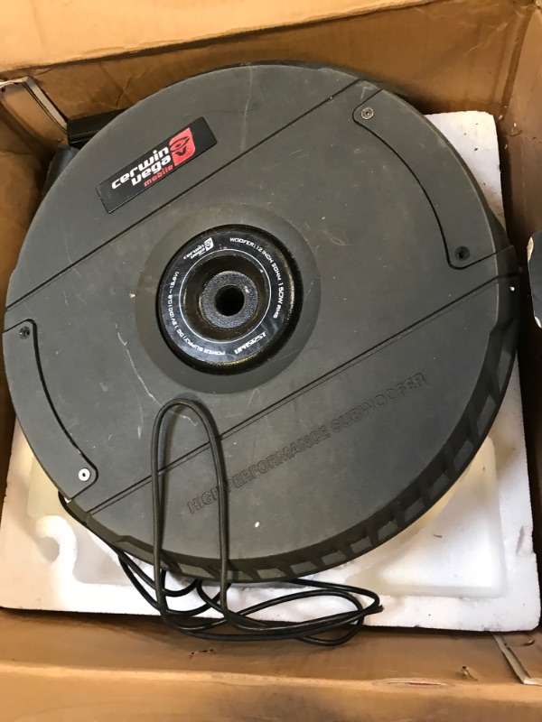 Photo 3 of Cerwin-Vega Vega 12 Powered Active Subwoofer Spare Tire Application