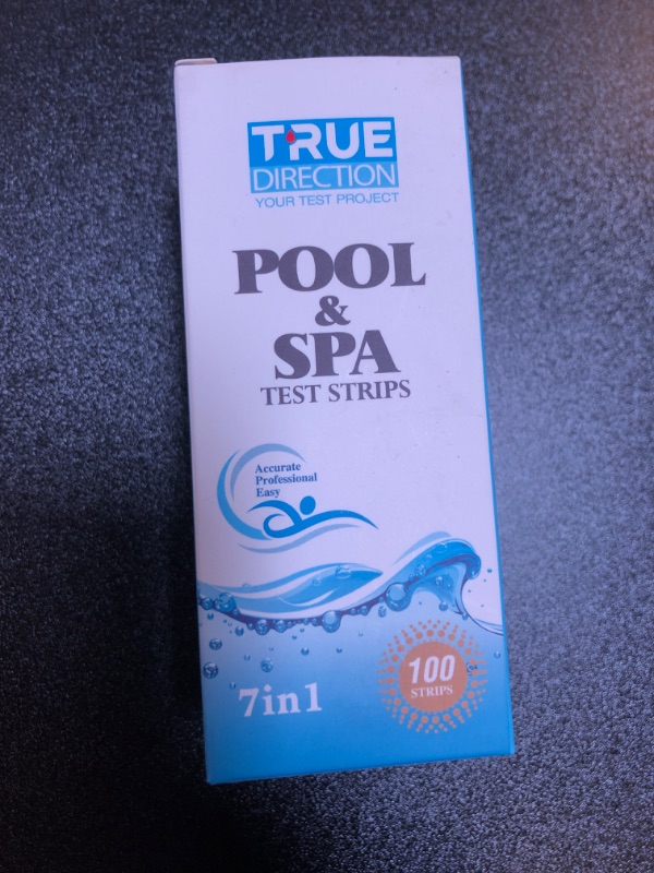 Photo 2 of Pool and Spa Test Strips-7 Way Pool Test Kit, Accurate Hot Tub Test Strips for Bromine, pH,Cyanuric Acid, Total Hardness, Total Alkalinity and Chlorine Test Strips, 100 Counts Spa 7 Way